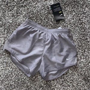 Kids grey Nike shorts